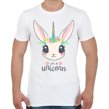 PRINTFASHION I'm a unicorn - Férfi póló - Fehér férfi póló