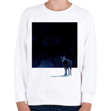 PRINTFASHION I'm going back - Gyerek pulóver - Fehér gyerek pulóver, kardigán