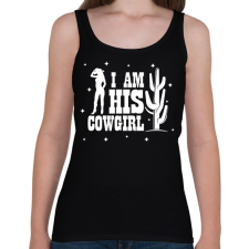 PRINTFASHION I'm his cowgirl - Női atléta - Fekete női trikó