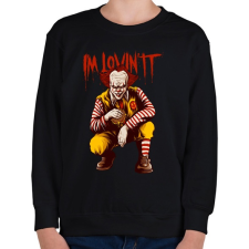 PRINTFASHION I'M LOVIN IT - Gyerek pulóver - Fekete gyerek pulóver, kardigán