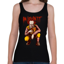 PRINTFASHION I'M LOVIN IT - Női atléta - Fekete női felső