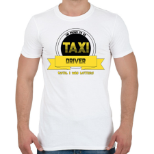 PRINTFASHION I'm proud to be taxi driver - Férfi póló - Fehér férfi póló
