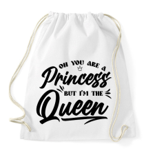 PRINTFASHION I'm the Queen - Sportzsák, Tornazsák - Fehér tornazsák