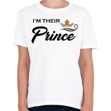 PRINTFASHION I'M THEIR PRINCE - Gyerek póló - Fehér gyerek póló