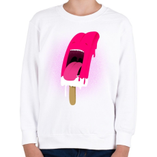 PRINTFASHION I scream - Gyerek pulóver - Fehér