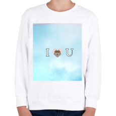 PRINTFASHION I waw u - Gyerek pulóver - Fehér