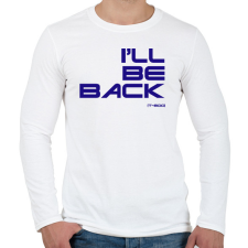 PRINTFASHION I will be back - T-800 - Férfi hosszú ujjú póló - Fehér férfi póló