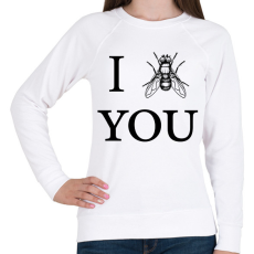 PRINTFASHION I ? you - Női pulóver - Fehér