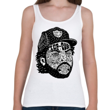 PRINTFASHION Ice-cube - Női atléta - Fehér női trikó