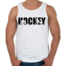 PRINTFASHION Ice Hockey - Férfi atléta - Fehér atléta, trikó