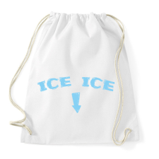 PRINTFASHION Ice ice baby - Kismama - Sportzsák, Tornazsák - Fehér tornazsák