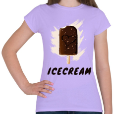 PRINTFASHION ICECREAM - Női póló - Viola