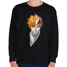 PRINTFASHION Ichigo Kurosaki - Gyerek pulóver - Fekete gyerek pulóver, kardigán