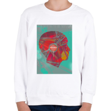 PRINTFASHION Ideg - Gyerek pulóver - Fehér