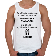 PRINTFASHION idénisbefekszem - Férfi atléta - Fehér