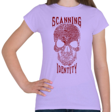 PRINTFASHION Identitás szkennelés. - Női póló - Viola női póló