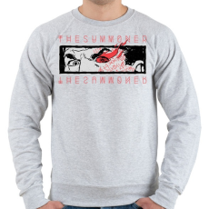 PRINTFASHION Idéző - Férfi pulóver - Sport szürke