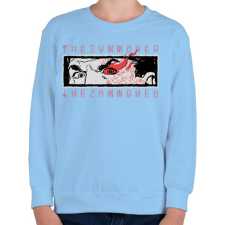 PRINTFASHION Idéző - Gyerek pulóver - Világoskék gyerek pulóver, kardigán