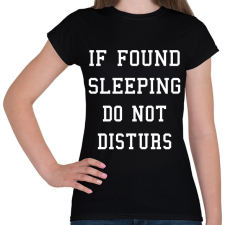 PRINTFASHION if found - Női póló - Fekete női póló