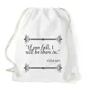 PRINTFASHION "If you fall, I'll be there in" yoga mat - Sportzsák, Tornazsák - Fehér