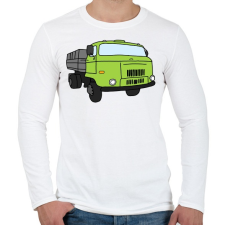 PRINTFASHION Ifa - Férfi hosszú ujjú póló - Fehér férfi póló