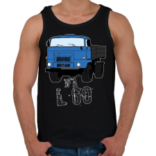 PRINTFASHION IFA L60 - Férfi atléta - Fekete atléta, trikó