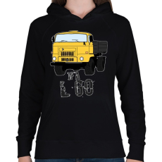 PRINTFASHION IFA L60 - Női kapucnis pulóver - Fekete