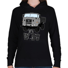 PRINTFASHION IFA w50 - Női kapucnis pulóver - Fekete