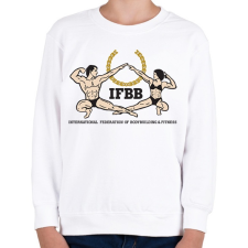 PRINTFASHION IFBB_logo - Gyerek pulóver - Fehér gyerek pulóver, kardigán