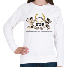 PRINTFASHION IFBB_logo - Női pulóver - Fehér