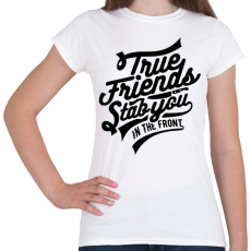 PRINTFASHION Igaz barát - Női póló - Fehér