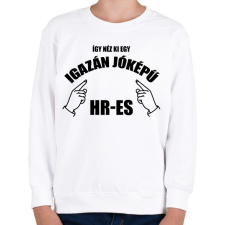 PRINTFASHION Igazán jóképű HR-es - Gyerek pulóver - Fehér gyerek pulóver, kardigán