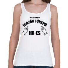 PRINTFASHION Igazán jóképű HR-es - Női atléta - Fehér