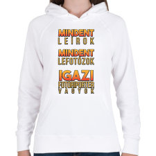 PRINTFASHION Igazi fotóriporter - Női kapucnis pulóver - Fehér női pulóver, kardigán