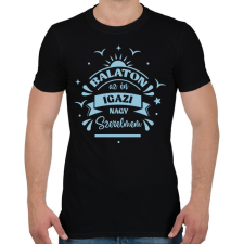 PRINTFASHION Igazi nagy szerelem - Férfi póló - Fekete férfi póló