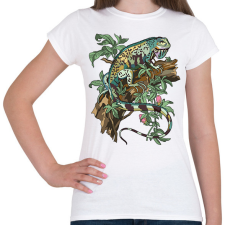 PRINTFASHION iguana - Női póló - Fehér női póló