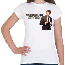 PRINTFASHION Így jártam anyátokkal - Női póló - Fehér női póló