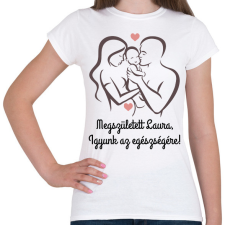 PRINTFASHION Igyunk az egészségére - Női póló - Fehér női póló