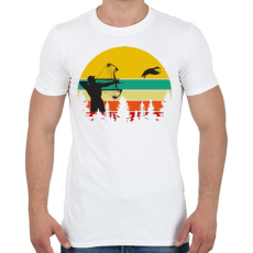 PRINTFASHION Íjász - Férfi póló - Fehér