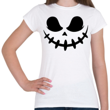 PRINTFASHION Ijesztő halloween fej - Női póló - Fehér női póló