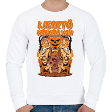 PRINTFASHION Ijesztő kedvem van - Férfi pulóver - Fehér