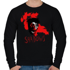 PRINTFASHION ijesztő zombi - Férfi pulóver - Fekete