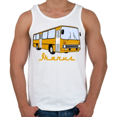 PRINTFASHION ikarus - Férfi atléta - Fehér
