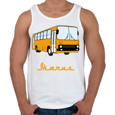 PRINTFASHION ikarus - Férfi atléta - Fehér atléta, trikó