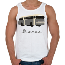 PRINTFASHION Ikarus  - Férfi atléta - Fehér atléta, trikó