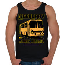 PRINTFASHION Ikarus - Férfi atléta - Fekete atléta, trikó