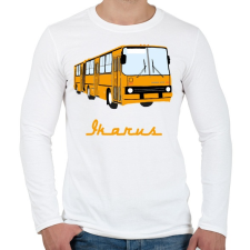 PRINTFASHION ikarus - Férfi hosszú ujjú póló - Fehér férfi póló