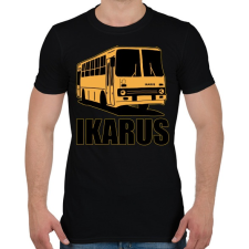 PRINTFASHION Ikarus - Férfi póló - Fekete férfi póló