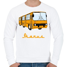 PRINTFASHION ikarus - Férfi pulóver - Fehér