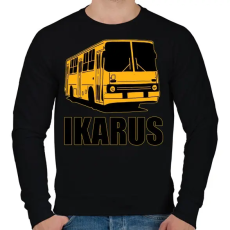 PRINTFASHION Ikarus - Férfi pulóver - Fekete